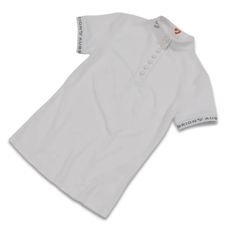 Shires Aubrion Chester Children's Show Shirt - White